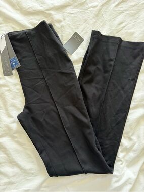 Lysse Essentials Women’s Black Pull-On Wide Leg High-Waist Trousers Large NWT